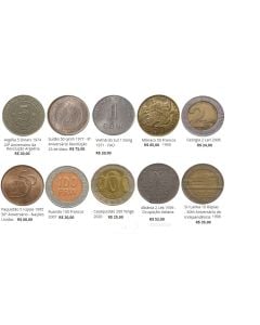 Lote 20 moedas