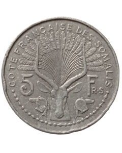 Somalilândia Francesa 5 francos 1948
