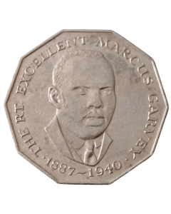 Jamaica 50 Cêntimos 1987 - Marcus Garvey