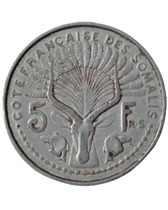 Somalilândia Francesa 5 Francos 1948