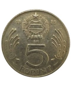 Hungria 5 Forint 1989