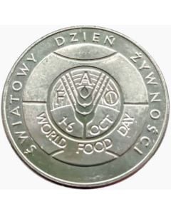 Polônia 50 zlotych 1981 - FAO  Organização Alimentar e Agrícola das Nações Unidas