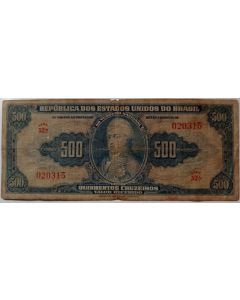 Brasil C044 500 Cruzeiros 1943