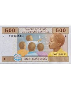 Estados da África Central 500 francos 2002 FE - Chade