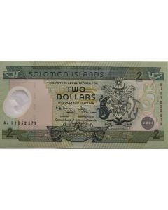 Ilhas Salomão 2 dólares 2001 FE - 25º Aniversário da CBSI