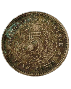 Província de Kwang-Tung (China)  5 cents 1923
