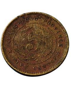 Província de Kwang-Tung (China)  5 cents 1919