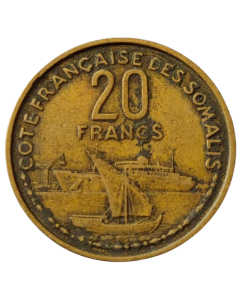 Somalilândia Francesa 20 Francos 1952