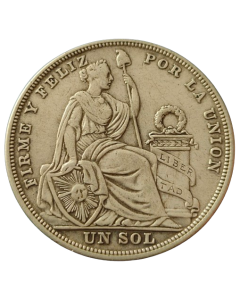Peru 1 sol 1924 (Prata)