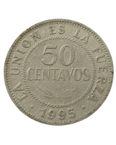 Bolívia 50 centavos 1995