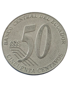 Equador 50 Centavos 2000