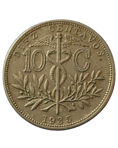 Bolívia 10 Centavos 1935