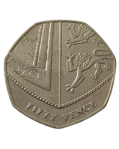 Reino Unido 50 Pence 2012 - Escudo Britânico