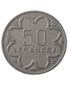 África Central (BEAC) 50 Francos 1976 D (Gabão}