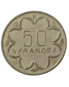 África Central (BEAC) 50 Francos 1983 B (República Centro-Africana)