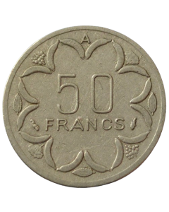 África Central (BEAC) 50 Francos 1977 A (Chade)