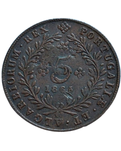 Açores 5 Réis 1865