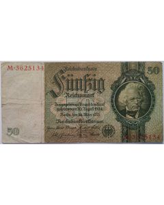 Alemanha 50 Reichsmark  1933 - Terceiro Reich
