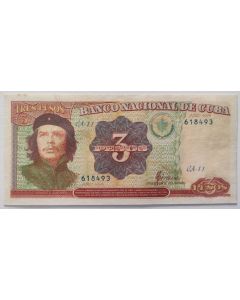 Cuba 3 Pesos 1995 - Che Guevara