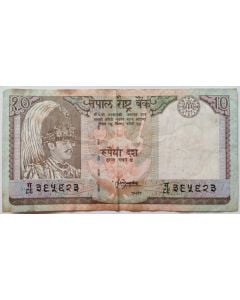 Nepal 10 rúpias 1985/2001