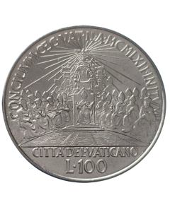 Vaticano 100 Liras 1962 - Concílio Vaticano II - Papa João XXIII