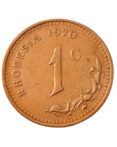 Rodésia 1 Cent 1970