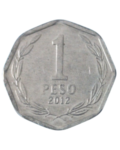 Chile 1 Peso 2012