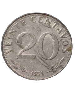 Bolívia 20 Centavos 1971
