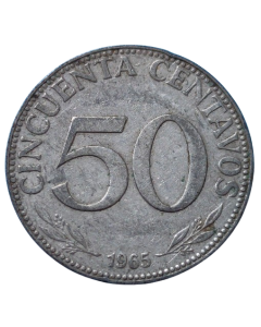 Bolívia 50 Centavos 1965