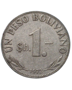 Bolívia 1 Peso Boliviano 1972