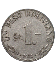 Bolívia 1 Peso Boliviano 1972