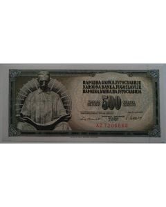 Iugoslávia 500 dinares 1981 FE