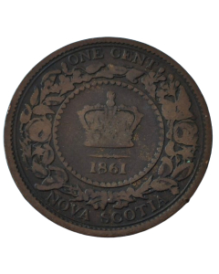 Nova Escócia (Províncias Canadenses) 1 Penny 1861 