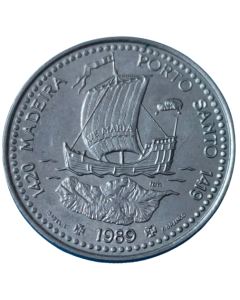 Portugal 100 escudos 1989 - Conquista do Atlântico - Madeira e Porto Santo 