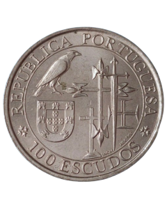 Portugal 100 Escudos 1995 - 400º aniversário - morte de Antônio Prior de Crato 