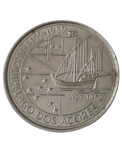 Portugal 100 escudos 1989 - Descoberta dos Açores