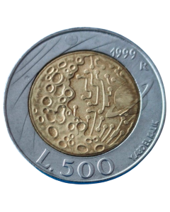 San Marino 500 Liras 1999 - O Homem e a Exploração do seu Mundo