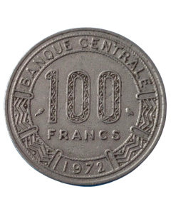 República Centro-Africana 100 francos 1972