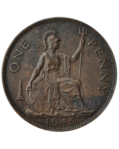 Reino Unido 1 Penny 1945