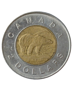 Canadá 2 Dólares 1996