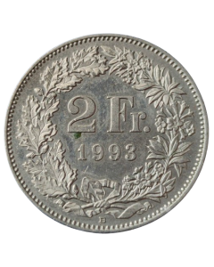 Suíça 2 francos 1993