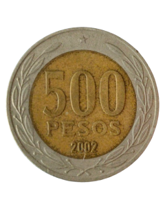 Chile 500 Pesos 2002