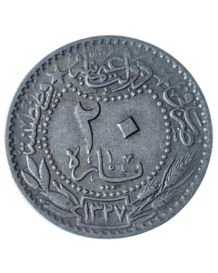 Império Otomano 20 Para 1909