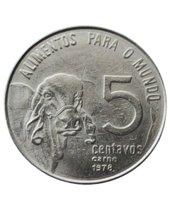 Brasil 5 Centavos 1978 - Série FAO - Zebu