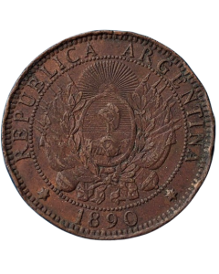 Argentina 2 centavos 1890