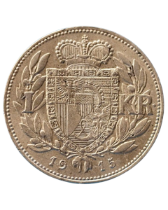 Liechtenstein 1 Coroa 1915 (Prata) 
