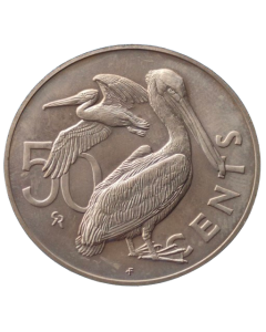 Ilhas Virgens Britânicas 50 cêntimos 1973 