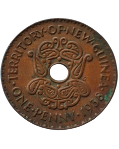Território de Nova Guiné 1 Penny 1938