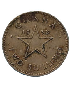 Gana 2 shillings 1958