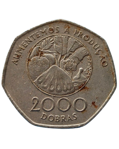 São Tomé e Príncipe 2000 dobras 1997 FAO